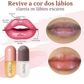 LipsDerol - Kit Preenchimento Labial Dia & Noite - Lançamento 2023